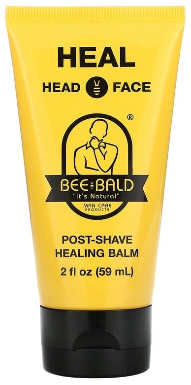 Bee Bald Heal, заживляющий бальзам после бритья, для головы и лица, 59 мл бальзам после бритья 59 мл