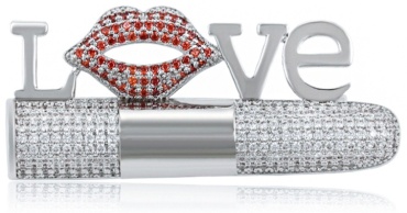 Брошь Xuping Jewelry медь, цирконий