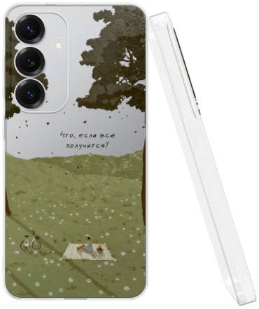 Чехол Mcover для Samsung Galaxy S25+ рисунок