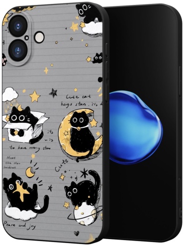 Чехол Mcover для Apple iPhone 16 Plus рисунок