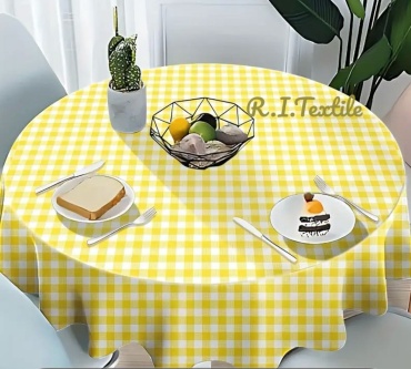 Скатерть R.I.Textile 130x130 см, полиэстер, хлопок, дак, 1 шт