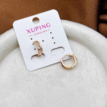 Серьги Xuping Jewelry титан, нержавеющая сталь, без вставок