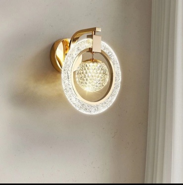 Бра настенный LED, золотистый