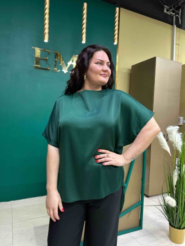Блузка FASHION темно-зеленый