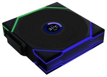 LIAN LI UNI FAN TL 120 LCD Wireless ARGB Black, G99.12TLLCD1W1B.00