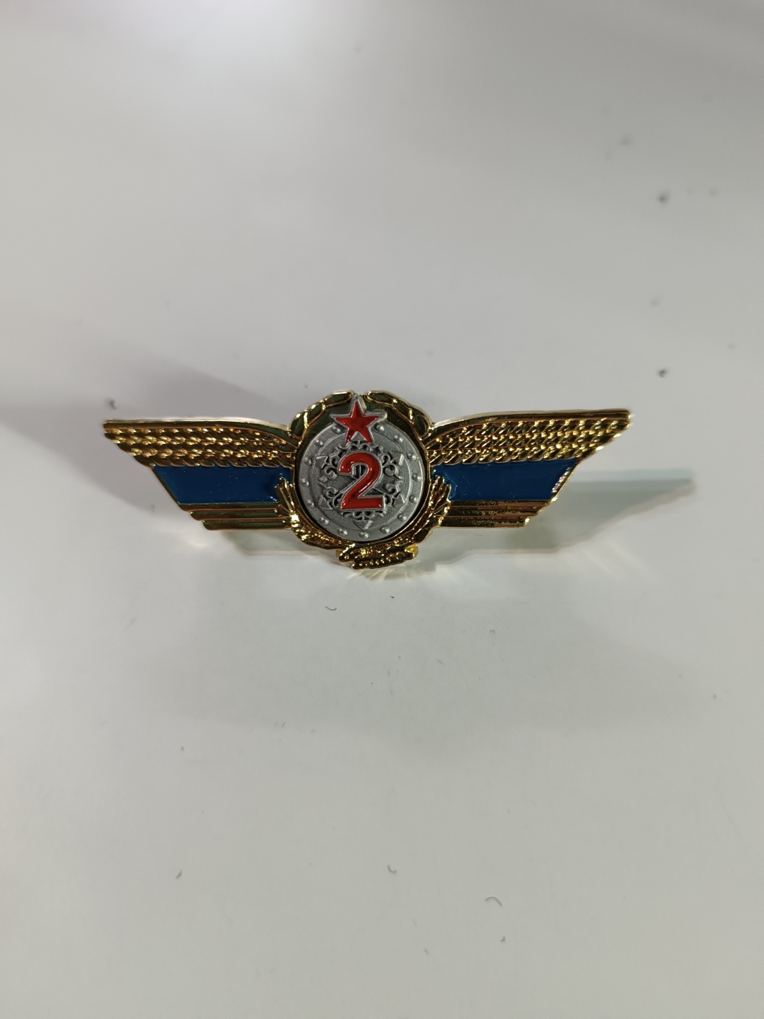Зажим 5682 военное дело золотистый