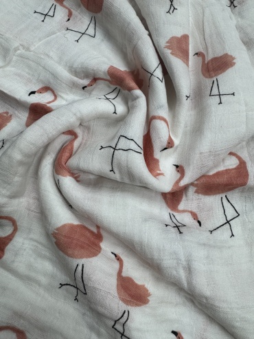 Пеленка текстильная Muslin swaddle 12047, 1 шт, 120x120 см