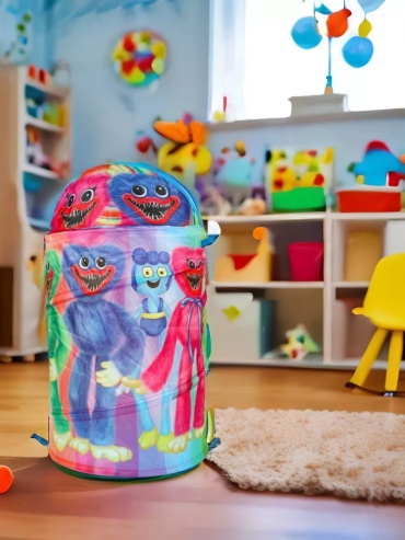 Корзина для игрушек 43x43x60 см, текстиль