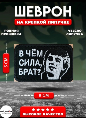 Шеврон В чем сила Брат
