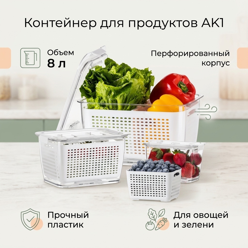 Контейнер АК1, пластик