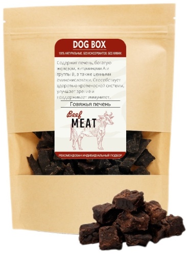 DOG BOX Печень говяжья 100 г
