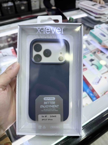 Чехол X-LEVEL для Apple iPhone 17 Pro Max, iPhone 17 Pro темно-синий