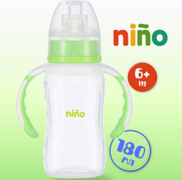 Бутылочка Nino 00000111528 180 мл зеленый