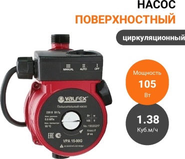 Насос поверхностный VALFEX VPA 15-90G 180