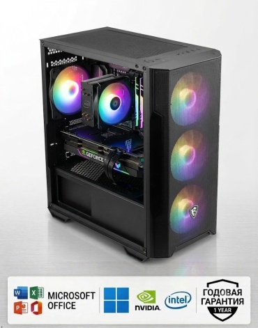 H PERFOMANTE i5-8400 / GTX 1050 Ti 4 Гб / 16 Гб / SSD 512 Гб / Win 11