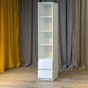 Стеллаж напольный Topaz, 40x39x200 см, белый