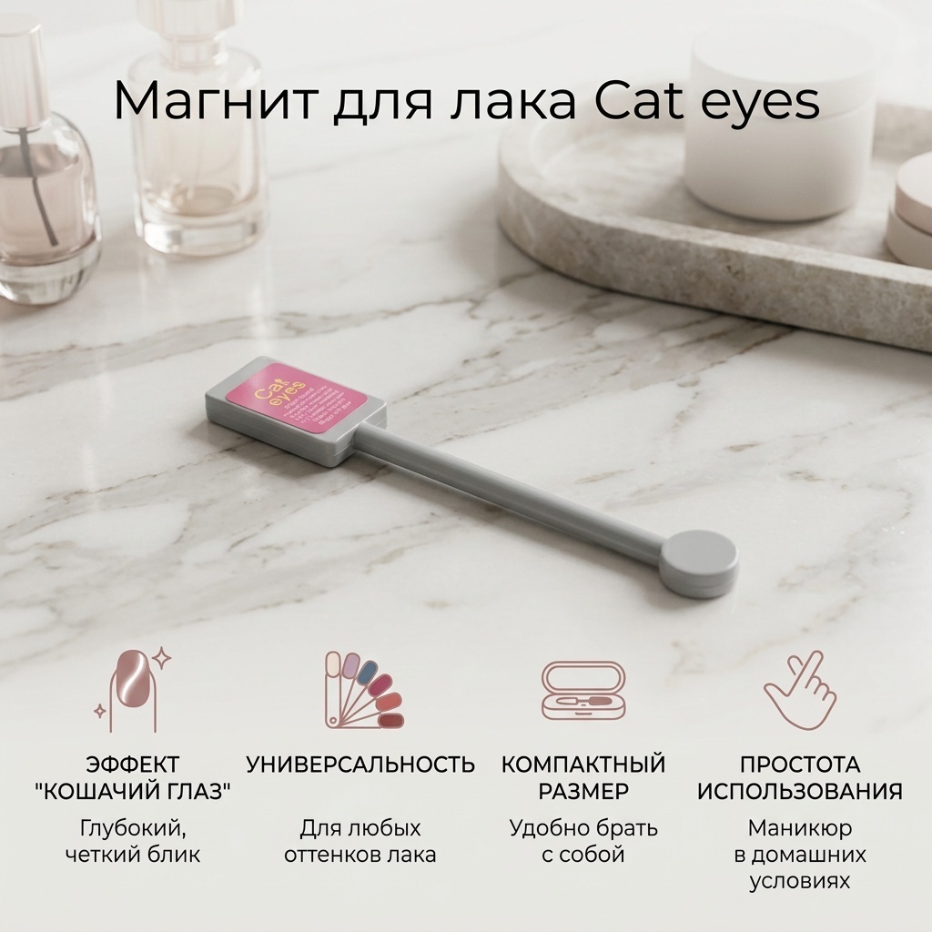 Магнит для лака Cat eyes 1 шт