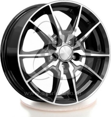 K&K Адамар Алмаз черный 66.1 6.5x16/5x114.3 D66.1 ET50 4 диска черный, серебристый, графит