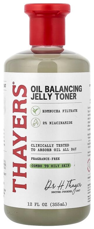 Thayers тонер желе-тонер для баланса жира, для жирной кожи, 355 мл 355 мл