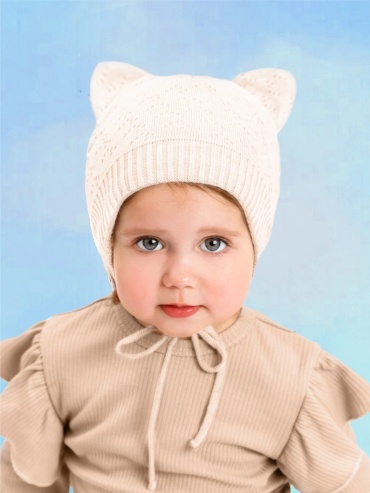Шапка Amarobaby AB-OD22-PLK16/33-40 бежевый 40, 42