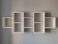 Полка Aiba Mebel 302, 150х20x60 см, белый