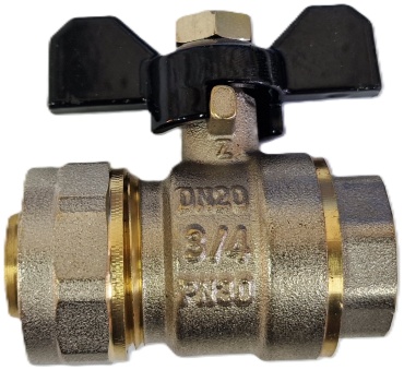 Комбинированный, зажимной КМПК-20Т*15М Ду 20 (3/4)