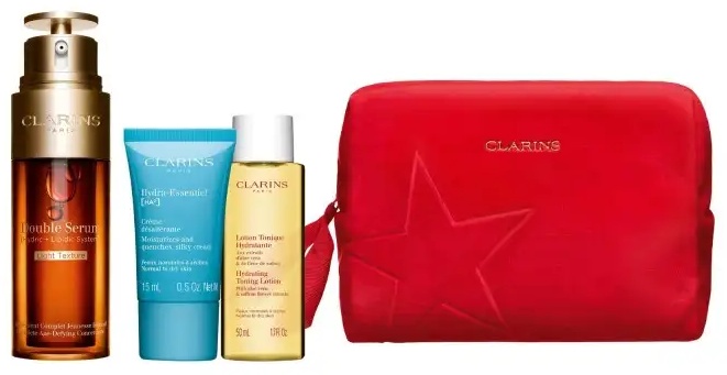 Clarins Collection double sérum light набор по уходу за лицом унисекс