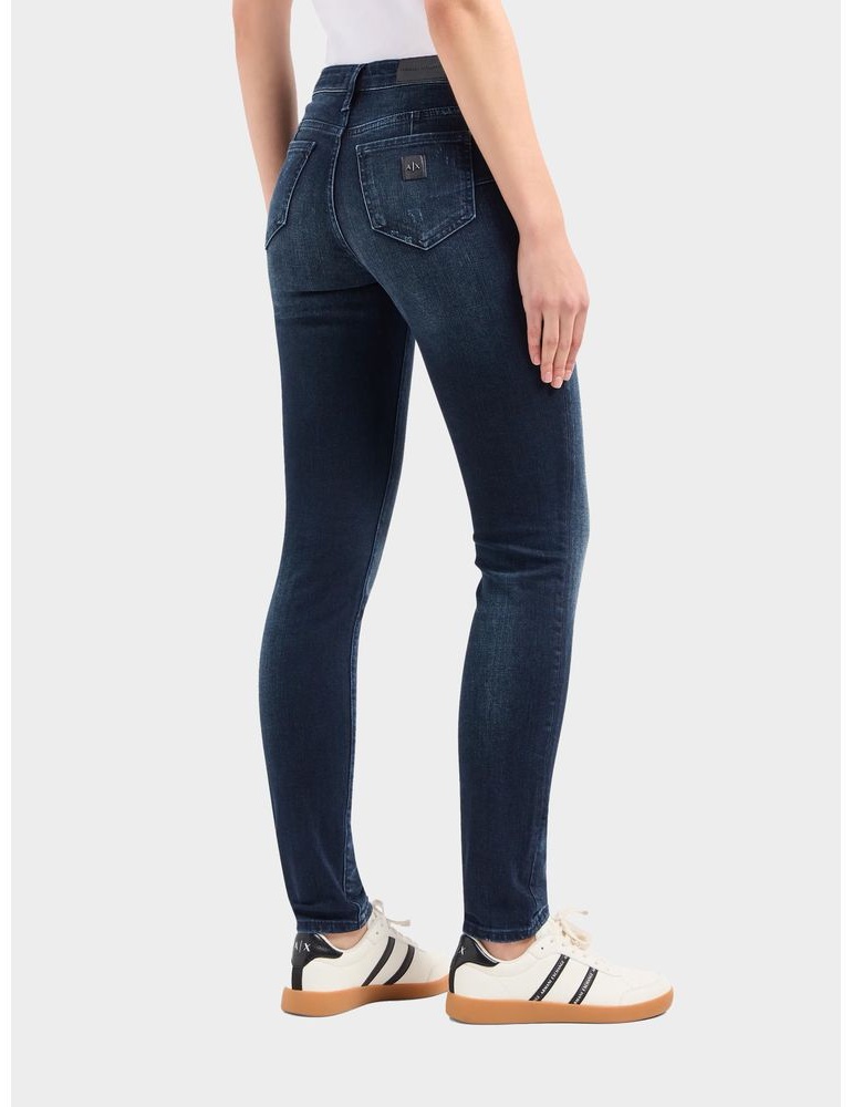Джинсы скинни Armani Exchange синий