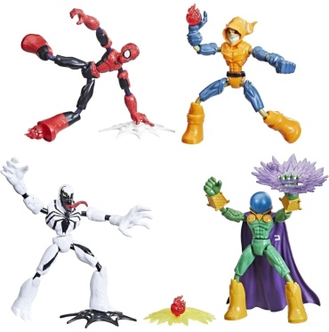 Фигурка Spin Master Spiderman, Venom, Mysterio, Hobgoblin 15 см 4 шт