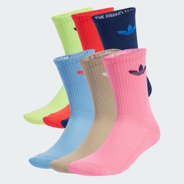 Носки, спортивные носки adidas 6 пар синий 46-48