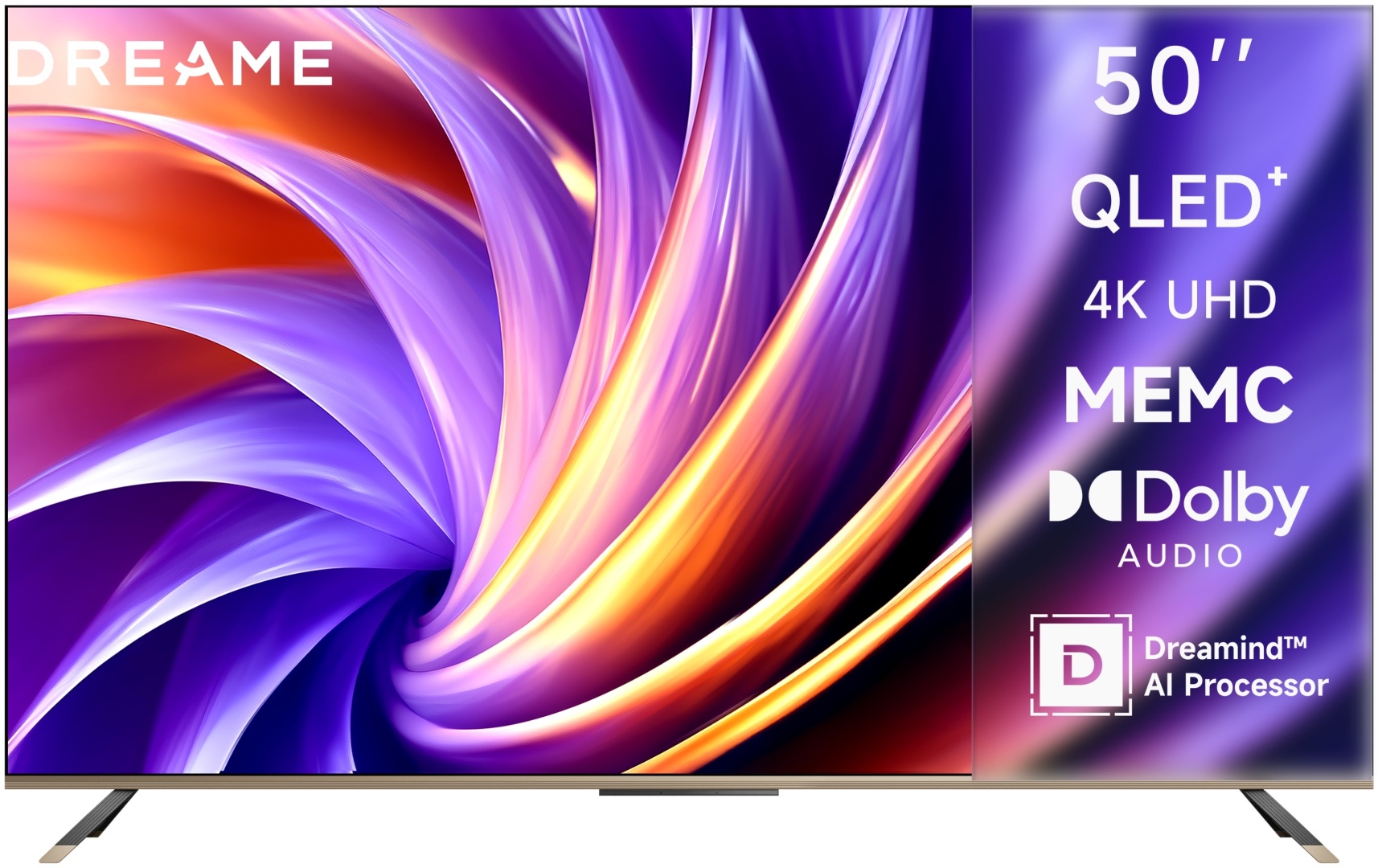 DREAME Vivid 50Q100 127 см черный