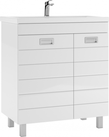 Тумба с раковиной Домино DC5003T, 72.6x72x43.8 см, белый