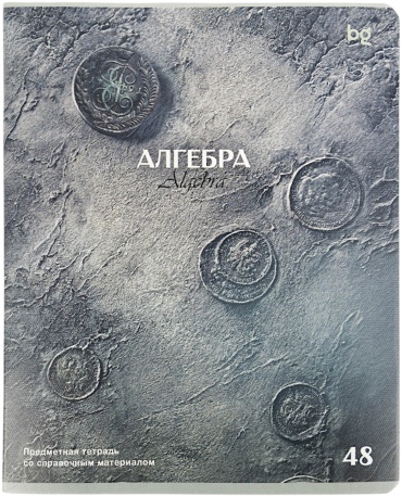 Общая тетрадь BG 62324 "Алгебра", 48 л, А5, клетка, мягкая обложка, 1 шт