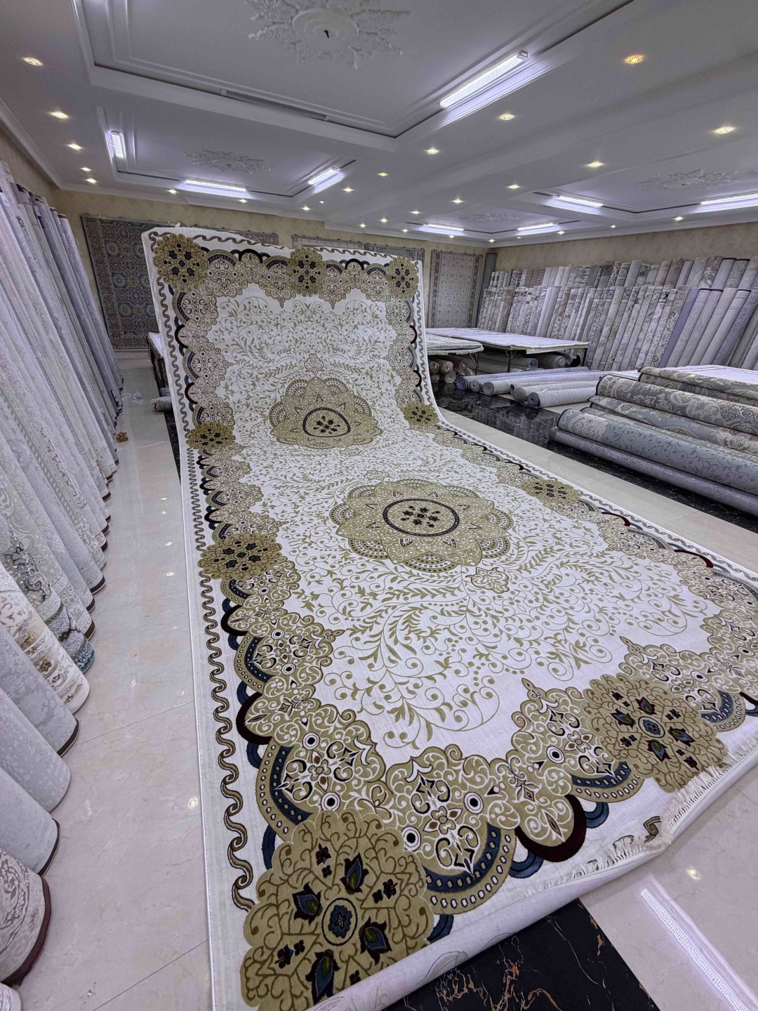 Ковер Софина 350x700 см, короткий ворс, Турция