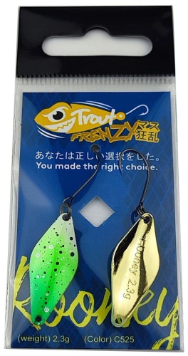 Блесна Trout Frenzy Trout Frenzy Rooney 2.3gr 1 шт 30 мм C525