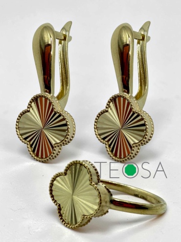 Teosa Tr1 вес 3.5 г золото, без вставок