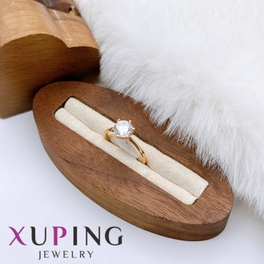 Кольцо Xuping Jewelry 523305048 размер 17 титан, пластик, золотистый