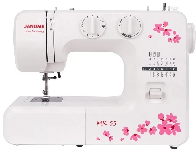 Швейная машина Janome MX 55 белый