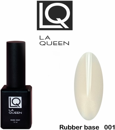 La Queen базовое покрытие Rubber Теплый беж камуфлирующее 30 мл