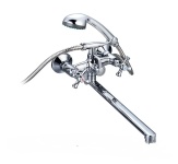 Смеситель для ванны Якорь 680 Z, нержавеющая сталь, цвет хром