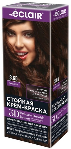 Eclair 3D 3.65 баклажан крем-краска 125 мл