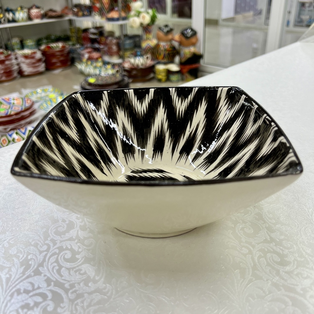 Салатник Риштанская керамика 18х18 см, глина, 1 шт