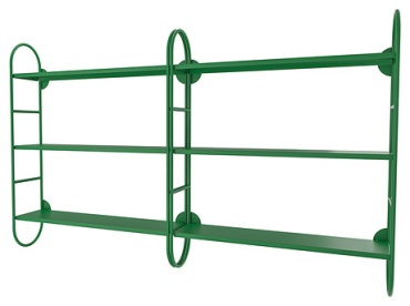 Полка IKEA FÄRGSÄTTARE, 60х20x6 см, зеленый