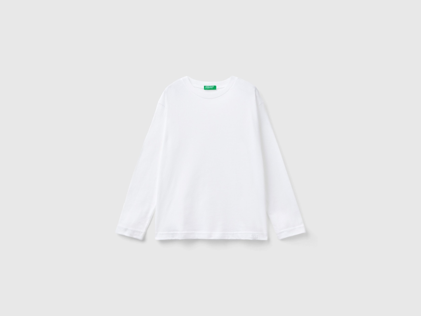 Лонгслив UNITED COLORS OF BENETTON белый