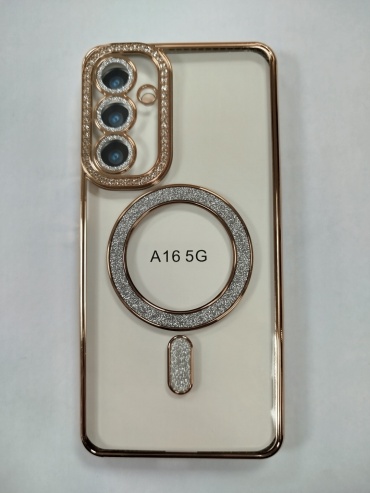 Чехол GLASS для Samsung Galaxy A16 золотой