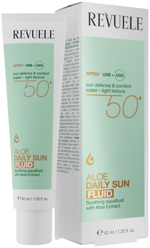 Revuele крем-флюид Солнцезащитный ALOE DAILY SUN FLUID SPF 50+ для лица 40 мл