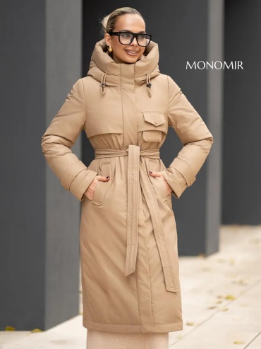 Пуховик MONOMIR песочный