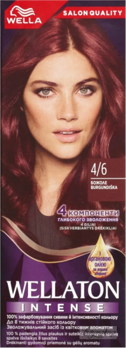 WELLA Wellaton Intense Божоле 4/6 крем-краска 50 мл