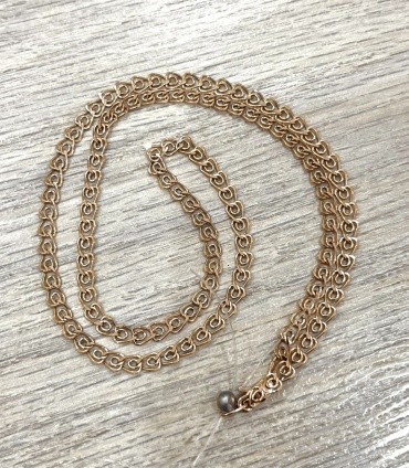 MANAR GOLD Zeyn001-31 длина 50 см, вес 5 г золото, плетение лав
