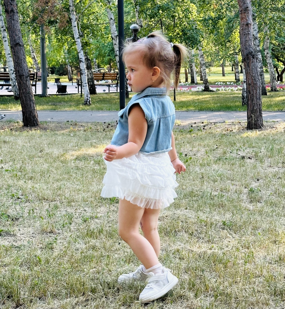 Повседневное платье синий, белый